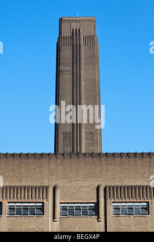 Esterno di potenza originale stazione, Tate Modern, London, England, Regno Unito Foto Stock