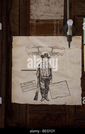 Strada principale di Mogollon, Nuovo Messico Foto Stock