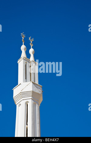 La moschea di El Qasr in Dakhla Oasis, Deserto Libico, Egitto Foto Stock