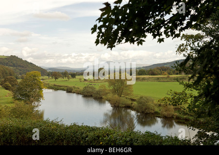 Pen-y-gent da Crook o' Lune,Lancaster Foto Stock