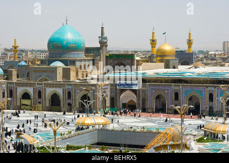 Astan e Qods Razavi tomba e Santuario di imam sciita Reza Mashhad Iran Foto Stock