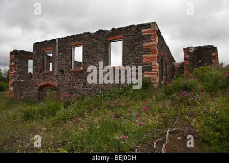 La Quincy Mine Hancock, una miniera di rame nella Upper Peninsula Michigan mi, immagini e foto grandi alte risoluzioni orizzontali negli Stati Uniti ad alta risoluzione Foto Stock