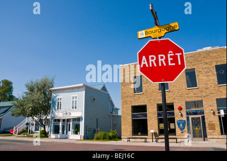 Città di Chambly De Bourgogne street Monteregie regione Canada Quebec Foto Stock