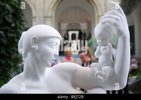 Il giardino d'inverno a Carlsberg Glyptotek di Copenaghen Foto Stock