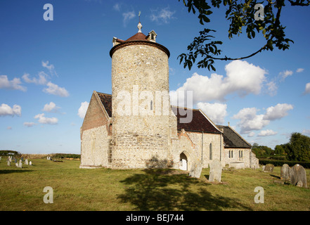 Sant'Andrea Chiesa poco russamento, Norfolk Foto Stock