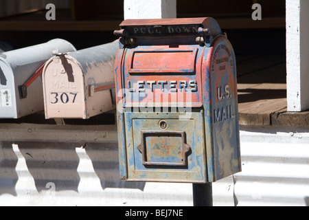 Strada principale di Mogollon, Nuovo Messico Foto Stock