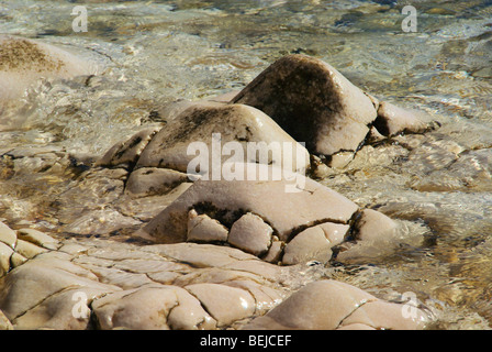 Kiesel am Strand - pebble sulla spiaggia 07 Foto Stock