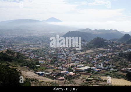 Vista dal Mirador de Jardina, Isola Canarie Tenerife Spagna Foto Stock