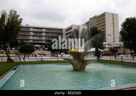 Università Aristotele di Salonicco edificio del campus Grecia settentrionale Foto Stock