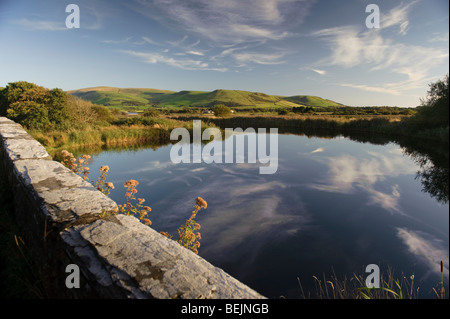 Dysynni ponte e fiume, vicino Tywyn, Snowdonia National Park, North Wales UK Foto Stock