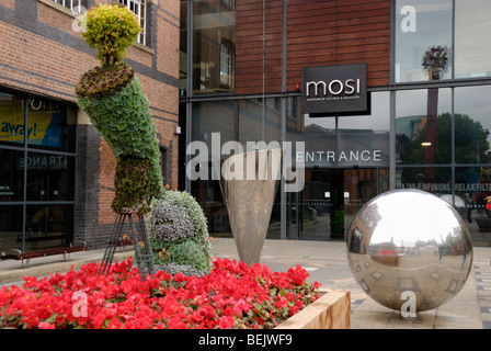 Ingresso al Museo della Scienza e dell'industria ( MOSI ), Manchester, Inghilterra, Regno Unito Foto Stock