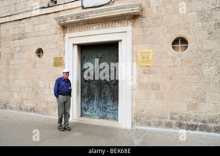 Israele Haifa, la Stella Maris chiesa carmelitana, Mt. Il carmelo Foto Stock