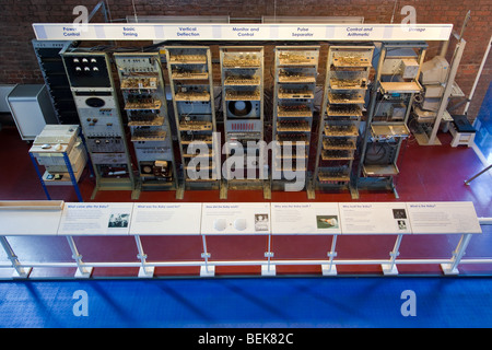 Manchester Mark 1 primo programma memorizzato computer presso il Museo della Scienza e dell'industria (MOSI), Liverpool Road, Manchester REGNO UNITO Foto Stock