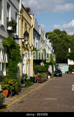 Prince's Gate Mews, Knightsbridge di Londra, Regno Unito Foto Stock