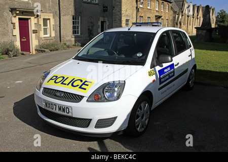 Macchina della polizia britannica del Wiltshire Constabulary Foto Stock