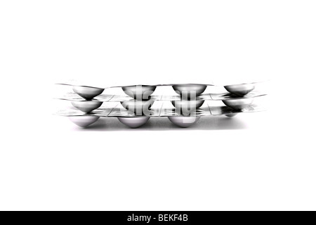 Blister di omeprazolo Gastro-Resistant capsule impiegate per il trattamento di ulcere Foto Stock