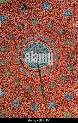 Museo del Palazzo Topkapi (Topkapı Sarayı) a Istanbul, Turchia, che espone secoli di eredità ottomana, piastrelle ornate e storici cortili sovrastanti Foto Stock