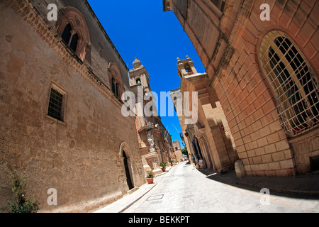 Villegaignon Street, Mdina, Malta Foto Stock