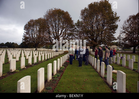 Bayeux Commonwealth War Graves cimitero della commissione,,di Bayeux in Normandia, Francia. Foto Stock