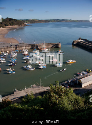 Saundersfoot Harbour, Pembrokeshire, West Wales UK. Foto Stock