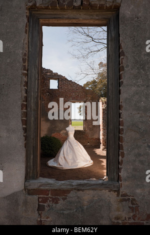 Abito da sposa Foto Stock