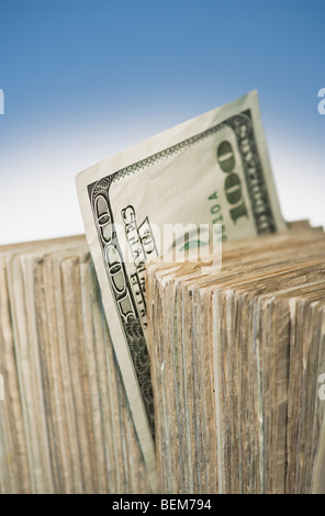 Un centinaio di dollari Foto Stock
