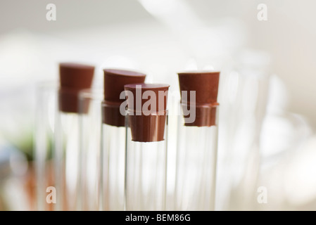 Provette, close-up Foto Stock