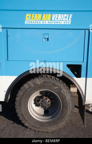 Una chiusura di un gas naturale utility truck. Cupertino, California, Stati Uniti d'America Foto Stock