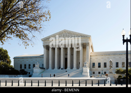 Prima strada ne facciata della Corte Suprema, Washington DC, Stati Uniti d'America Foto Stock