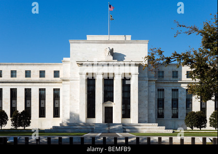 La Riserva federale edificio, Constitution Avenue, Washington D.C, STATI UNITI D'AMERICA Foto Stock