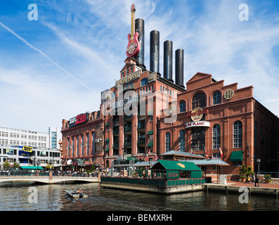 La vecchia centrale elettrica, Porto Interno di Baltimore, Maryland, Stati Uniti d'America Foto Stock