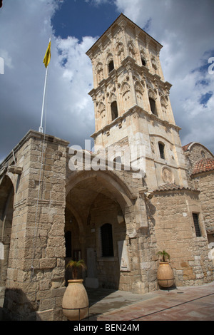 San Lazzaro Chiesa con Campanile larnaca repubblica di Cipro in Europa Foto Stock