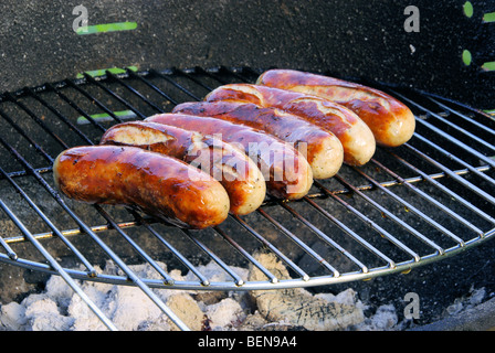 Grillen Bratwurst - barbecue il bratwurst 02 Foto Stock