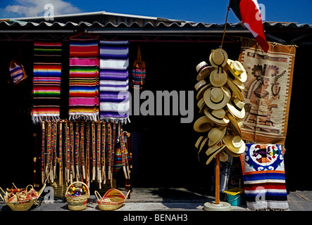 Tappeto messicano, Messicana, Tappeti, Mercato, Plaza Garibaldi, Avenida Tulum, Cancun Quintana Roo, Yucatan, la penisola dello Yucatan, Messico Foto Stock