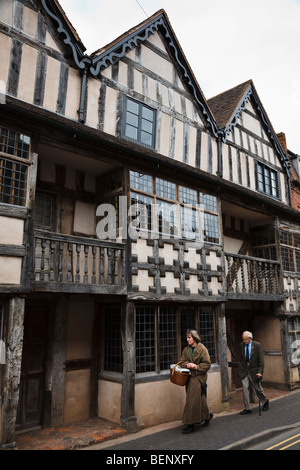 Raynalds Mansion, Much Wenlock, Shropshire Foto Stock