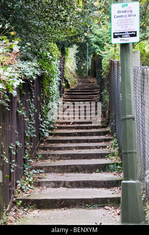 Segno per 'Drinking Area di controllo' a Bromley, a sud di Londra - Inghilterra Foto Stock