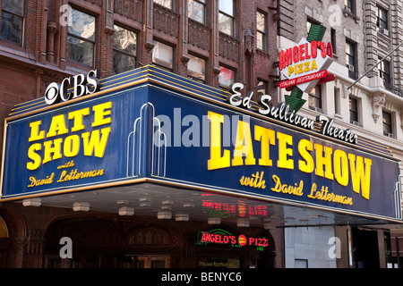 Ed Sullivan Theater, NYC Foto Stock