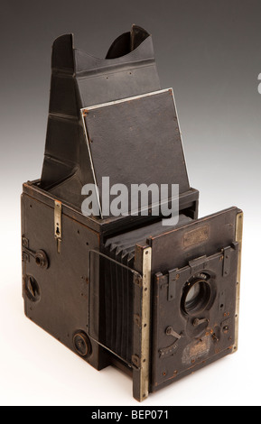 Fotografia, Newman e il Sinclair trimestre piastra pionieristico reflex fotocamera reflex circa 1910 Foto Stock