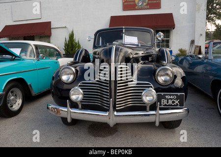 1940 Buick otto di custom car show, Alta Springs, in Florida. Foto Stock