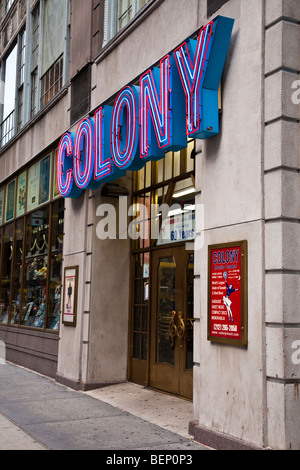 Colony Storefront nel Brill Building, Broadway, New York City, USA Foto Stock