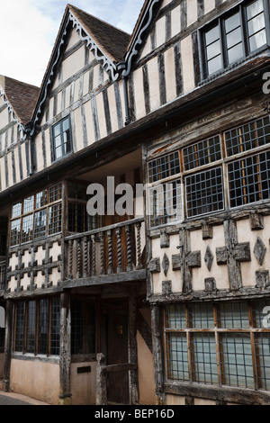 Raynalds Mansion, Much Wenlock, Shropshire Foto Stock