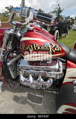 Boss Hoss V8 powered motociclo 502 il motore personalizzato Foto Stock