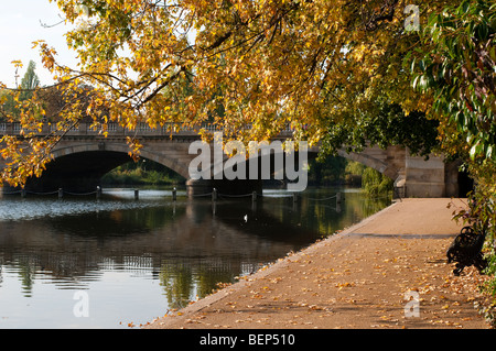 Ponte a serpentina, Hyde Park, London, Westminster SW1 Foto Stock