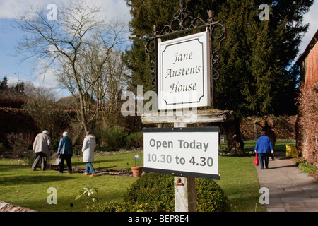Jane Austen's House, chawton winchester in Hampshire Foto Stock