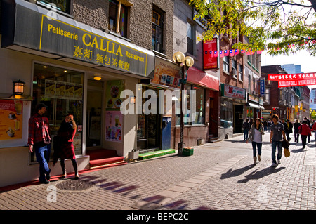 Chinatown di Montreal, Canada Foto Stock