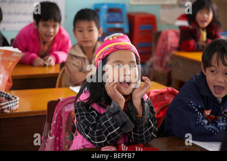 Il Vietnam Tan Hop scuola primaria nella provincia di Quang Tri. SEAN SPRAGUE foto. Foto Stock