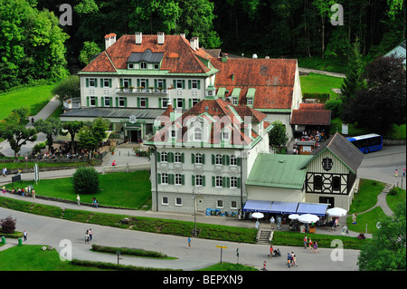 Hohenschwangau storico distretto di Ostallgäu, Baviera, Germania Foto Stock