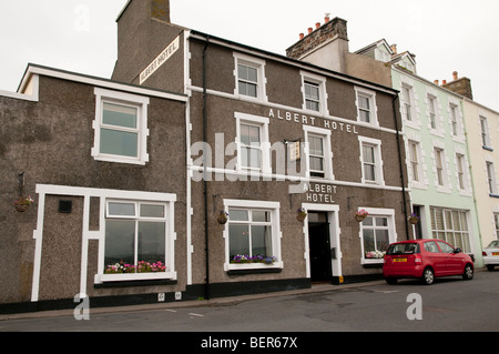 L'Hotel Albert, un pub e un bar in Port St Mary, Isola di Man. Foto Stock