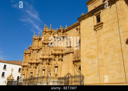 La facciata della Cattedrale di Guadix. El Marquesado area. Xvi secolo. Granada. Spagna. Foto Stock