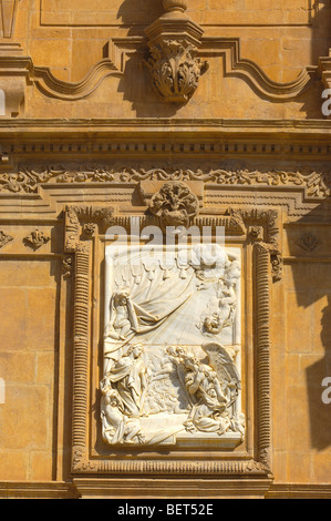 La facciata della Cattedrale di Guadix. El Marquesado area. Xvi secolo. Granada. Spagna. Foto Stock